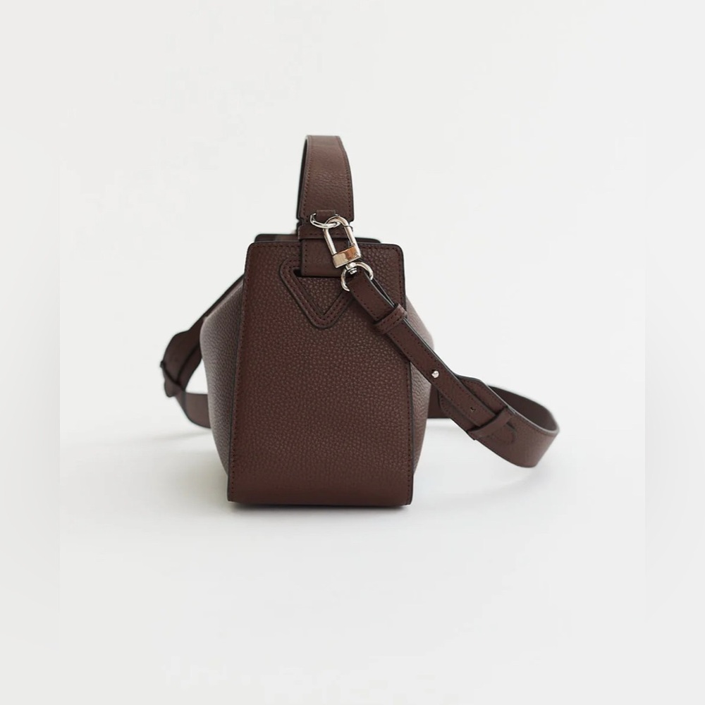 The Horse Brown Pebbled Leather Shoulder Hobo - Picture 4 of 12